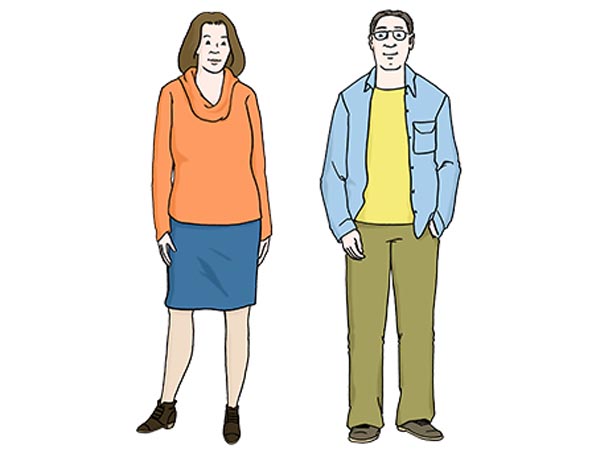 Mann und Frau